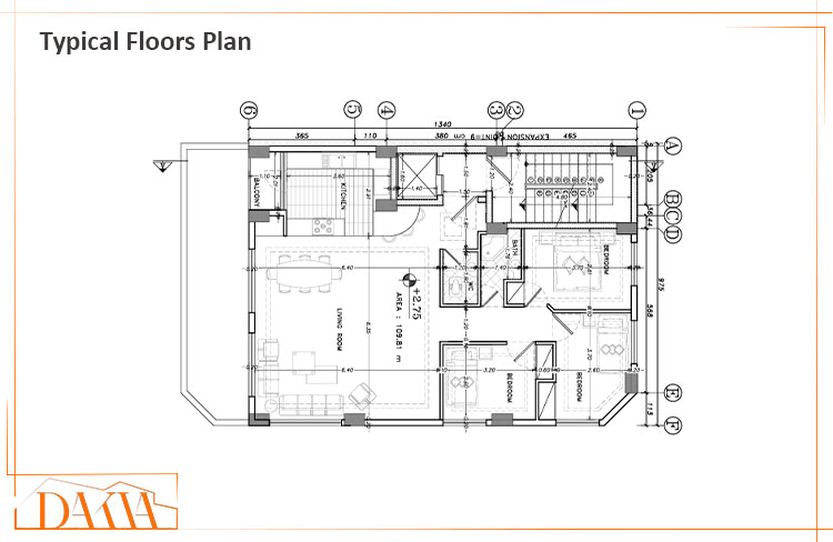 طراحی-پلان-خانه-مسکونی-تهران-صادقیه